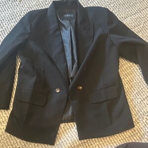 Eloquii Black Double-Breasted Blazer